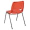 Flash Furniture Orange Shell Stack Chair, PK5 5-RUT-EO1-OR-GG - alternate 8